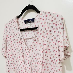 V-neck blouse loose fit Small